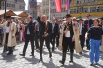 Die Prominenz v.li. : Dr. Fabritius,Bundesinnenminister Dobrindt, OB Dr. Christoph HZammert, Rainer Lehni